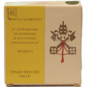 1996 - Lire 500 Ag. 50° Anniv. Sacerdozio Papa Giovanni Paolo II Proof